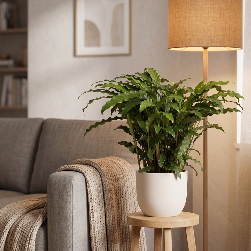 Calathea Bluegrass - ร17cm - โ65cm