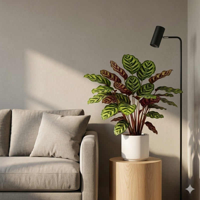 Calathea Makoyana - Pauwenplant - Ø21cm · ↕70cm