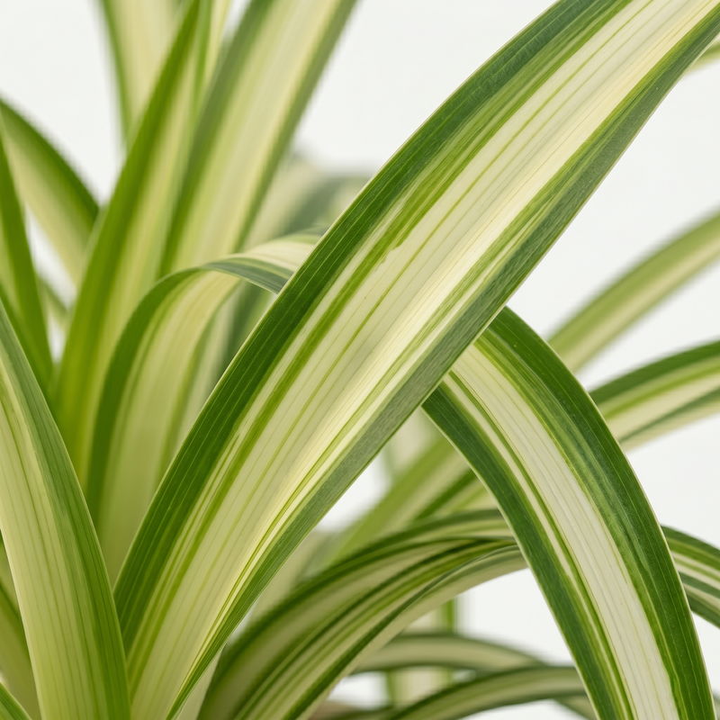 Chlorophytum comosum Variegatum - Bonte Graslelie - Pot 12cm - Hoogte 20cm